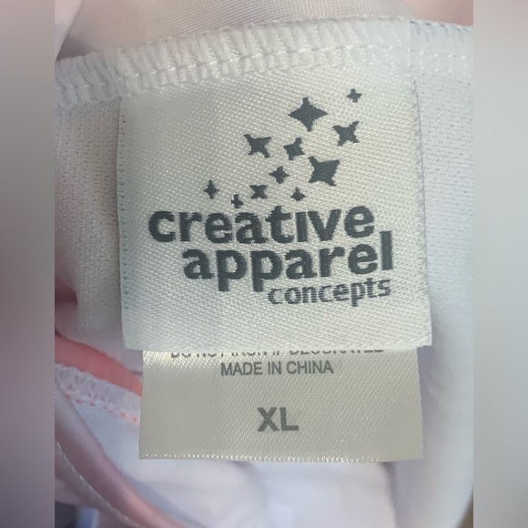 Texas red, white & blue tied-dyed Swim Suit, little girls size XL, NWT - Picture 3 of 6